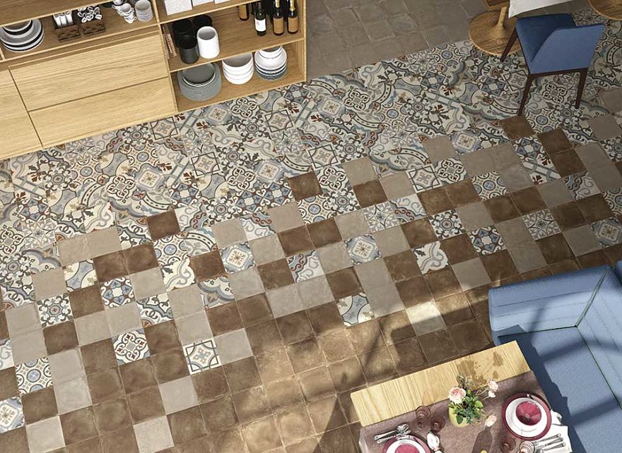 Patchwork dlažba